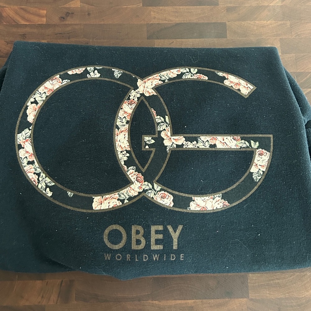 Obey Pull Over Sweatshirt